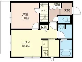 ジュネス江古田【1階】の間取り