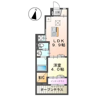 カカリア【1階】の間取り