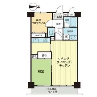 ライオンズマンション浮間公園【4階】の間取り