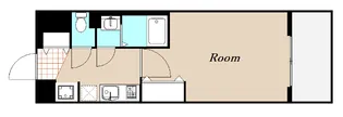 LUXE新大阪Α【2階】の間取り
