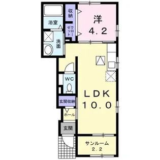 アセンブル【1階】の間取り