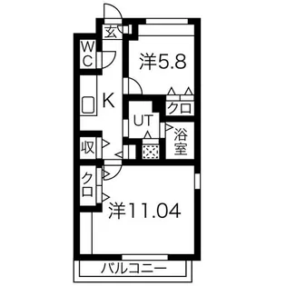 Blumen Garten【2階】の間取り