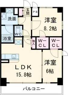 プラチナム【10階】の間取り
