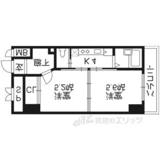 KUSHIGEGOJO【2階】の間取り