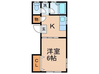 サンライズ吉巳2号館【2階】の間取り