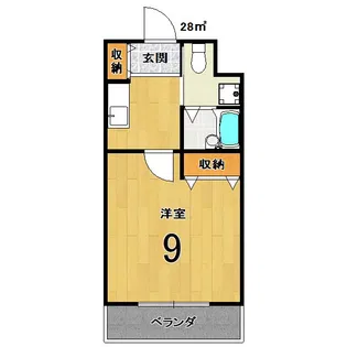 Fハウス【3階】の間取り