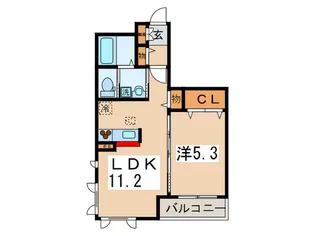 プランド-ル・T【1階】の間取り