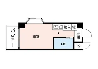 ヴェール東府中【6階】の間取り