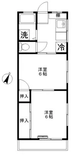 丸忠マンション【3階】の間取り