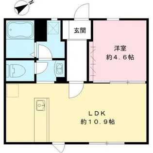 South Wood【1階】の間取り