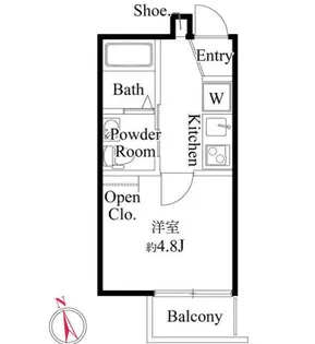 コート池尻大橋【3階】の間取り
