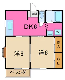 イサムハイツ【2階】の間取り