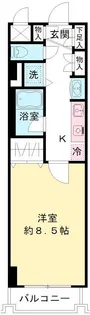 ベルズ エイワ【3階】の間取り