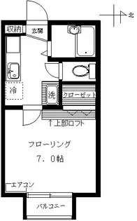 ステーブル長町7【2階】の間取り