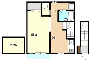 鶴川ビューハイツ【2階】の間取り