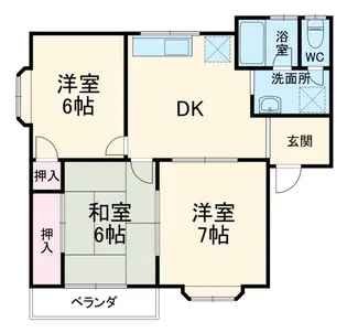 コーポModerate21 C【2階】の間取り