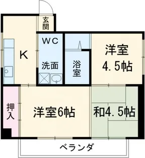 駿河屋ビル【4階】の間取り