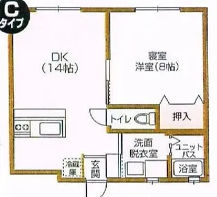 コーポA&O6【2階】の間取り