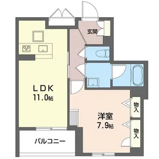 リフィシア【2階】の間取り