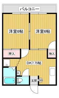 ネオラグナスNI【1階】の間取り