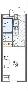 レオパレスベローラ オカベ【2階】の間取り