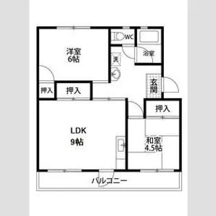 マンション佐鳴台【1階】の間取り