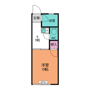 愛知県刈谷市井ケ谷町久伝原【マンション】の間取り