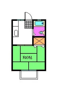 オーキッドハイツ【2階】の間取り