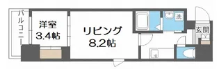CAVANA本町【4階】の間取り