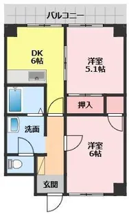 エクセルマツヤ【3階】の間取り