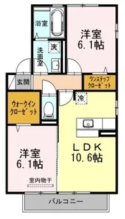 ソレイユ ドゥ【2階】の間取り