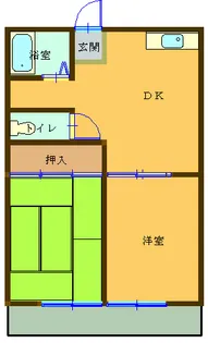 フローレンス鈴鹿【2階】の間取り