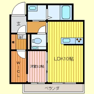 EVリゾート【3階】の間取り