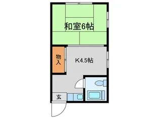 杉本ビル【4階】の間取り