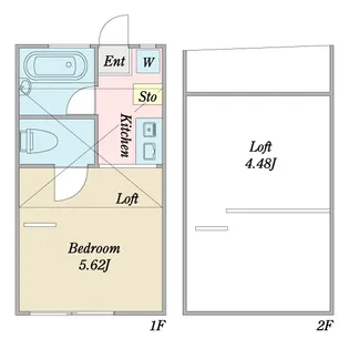 プリウス高円寺北【1階】の間取り