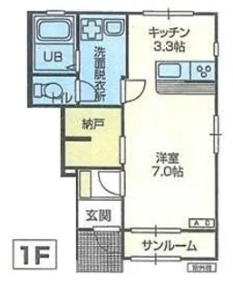 Bacchus(バッカス)【1階】の間取り