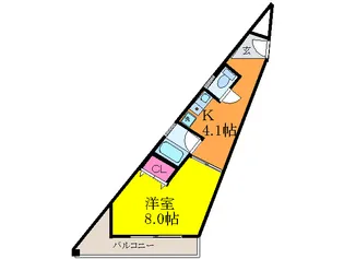 メイプルテラス【3階】の間取り