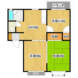 パストラールE【2階】の間取り