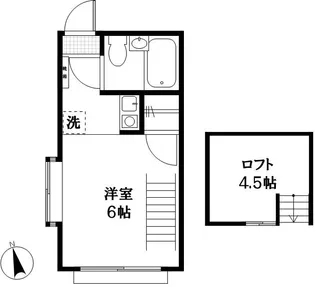 ラメール桜上水【2階】の間取り