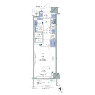THE PREMIUM SUITE中野鷺宮【5階】の間取り