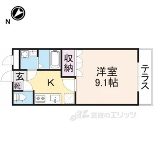パークヒルズ・B【2階】の間取り