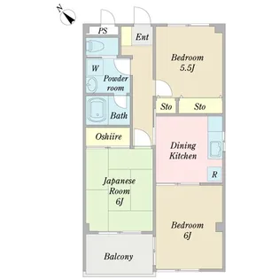 パールハイム【3階】の間取り