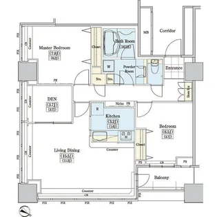 2SLDKの間取り画像