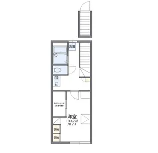 レオパレスマユリカIII【2階】の間取り
