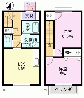 アステール・Mの間取り