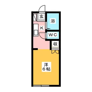 グランデュール縄嶋【1階】の間取り