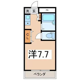 スペースブロス【4階】の間取り