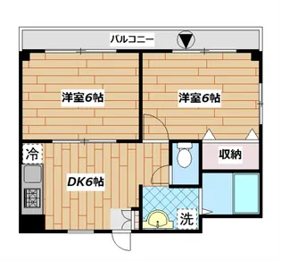 神奈川県川崎市宮前区梶ケ谷【マンション】の間取り