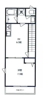 東京都国分寺市東元町3【アパート】の間取り