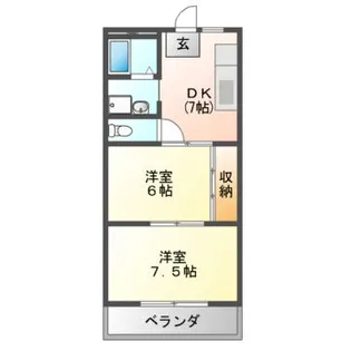 第2セイワコート【2階】の間取り